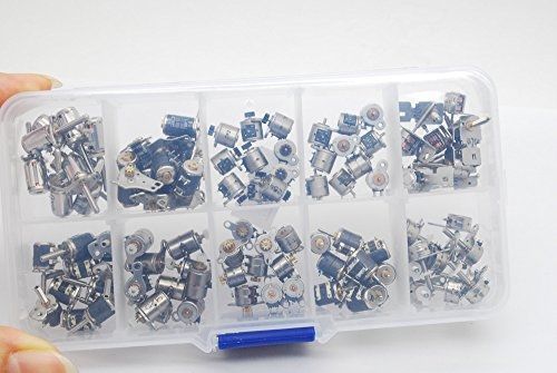 50pcs totally 5pcs each of 10 kinds 2 Phase 4 Wire dc micro stepper motor Mini