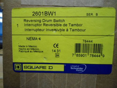 SQUARE D 2601BW1 Switch,Drum Reversing