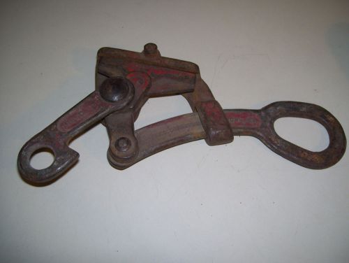 Vintage crescent tool co cable grip puller # 383 5000 pds for sale