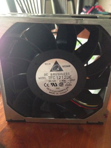 Delta TFC1212DE, 12 VDC, 120mm x 120mm x 38mm, 252.8 CFM, 5500 RPM, Cooling Fan