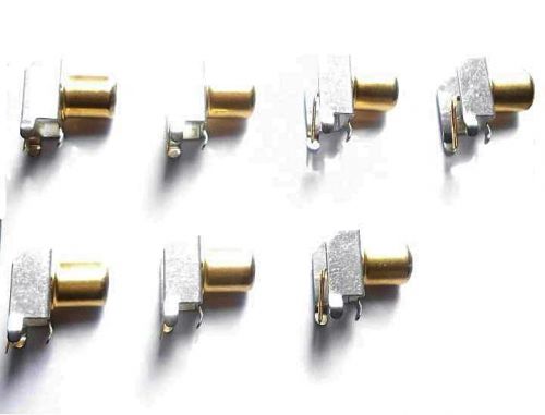 7 Gold Plated PCB Mount Female RCA Plugs