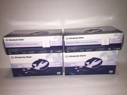 Kimberly-Clark Lavender Nitrile Gloves Set Of 4 NEW