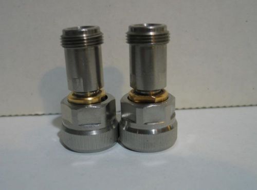 Agilent Amphenol APC-7 7MM to N-Type Female Adapter Connector Pair