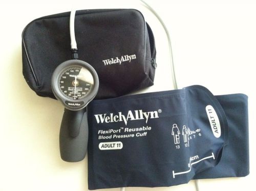 Welch allyn ds66 durashock handheld aneroid sphygmomanometer blood pressure cuff for sale