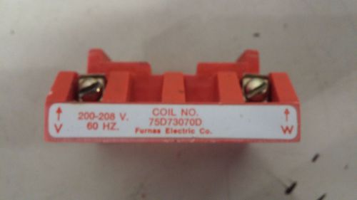 FURNAS 75D73070D NEW TAKEOUT 200-208V COIL SEE PICS #A63
