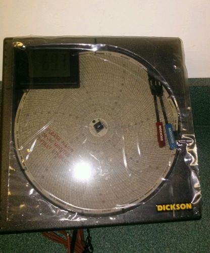 Dickson kt856 record temp with 8&#034; display for sale