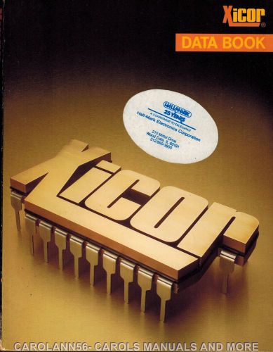 XICOR Data Book 1988