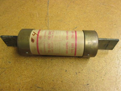 Shawmut Tri-Onic TRS-600 Time Dealy Fuse 600Amps 600Vac 13&#034; Total Length