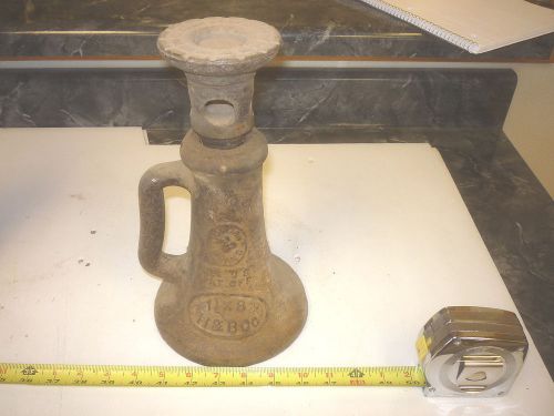 OLD VULCAN  1 1/2 X  8  HOUSE BRIDGE SCREW BOTTLE JACK TOOL