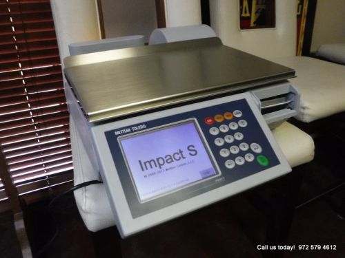 Mettler Toledo Impact S Touch Screen Counter Printer Scale Model: PACT-S