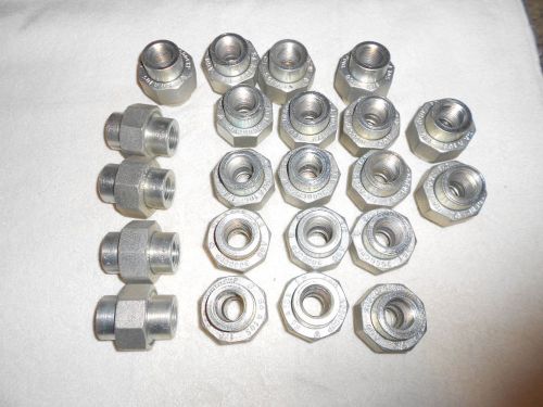 22- 1/2&#034; Female Pipe Thread Union Fitting 3000 CWP Steel Plated