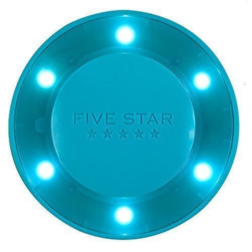 Five Star Push Button Locker Colored Light, LED, Locker Accessories, Teal