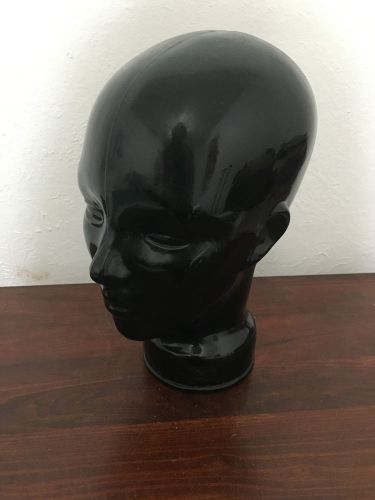Black Glass Head, Wig Stand