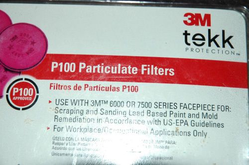 3M Tekk P100 Particulate FiltersNuisance Level Organic Vapor Release, 2-Pairs