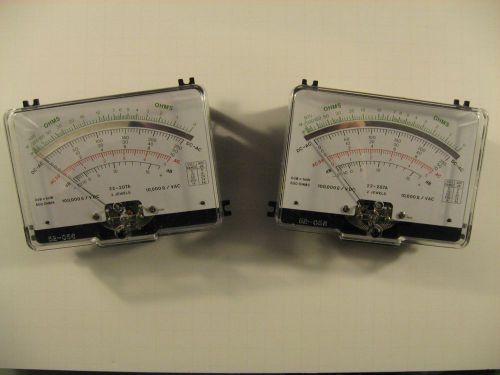 Two power meters -panel mount.