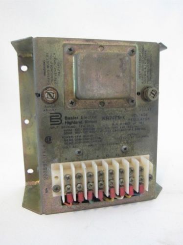 Basler KR7FFMX Voltage Regulator 9 1067 3.5Amp 125VDC 