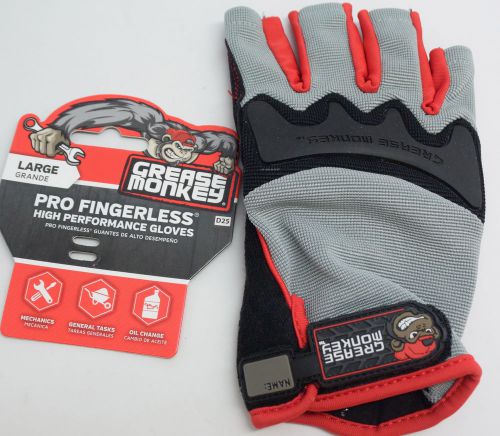 Big Time Products Grease Monkey Pro Fingerless Glove, Large, Right Hand(MY6 V-Hp