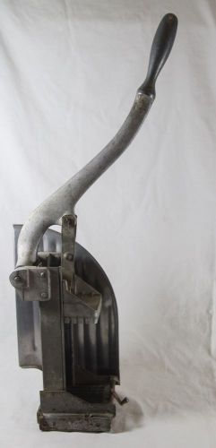 Vintage Bloomfield Mfg. Co. Cast Iron Wall Mount French Fry Potato Cutter/Press