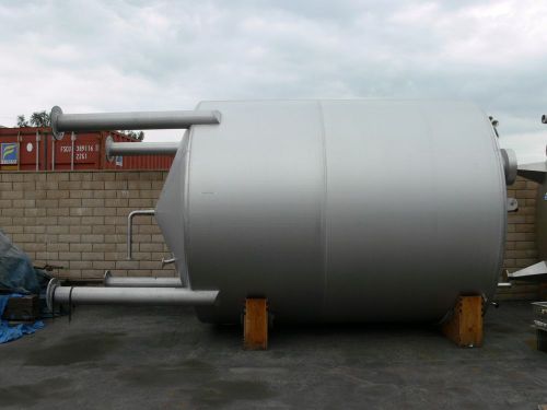 STAINLESS STEEL 6500 GALLON TANK FOR LIQUID, SYRUP, POWDER, STORAGE