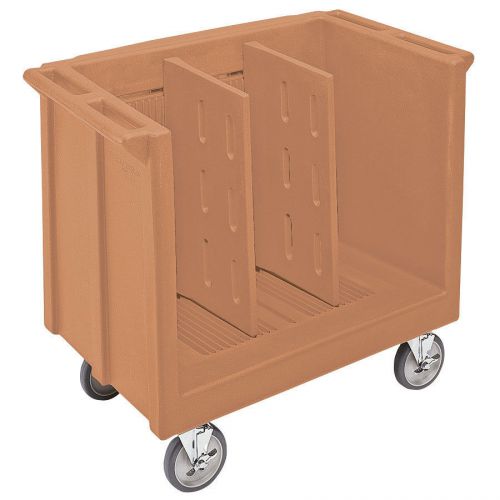 Cambro tdc30 adjustable tray and dish cart, coffee beige - showroom model for sale
