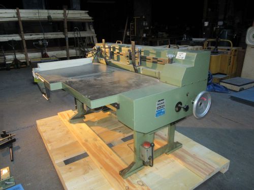 Kolbus PK100 Rotary Board Cutter (1985)  EXCELLENT (For cutting binders board)