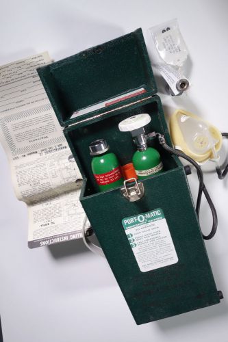 ERIE MANUFACTURING CO. PORT-O-MATIC EMERGENCY OXYGEN