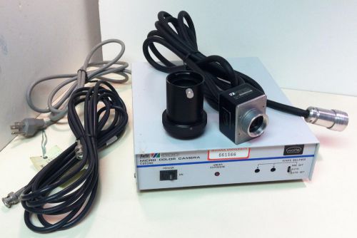 Toshiba Teli CS 5340 CCD Micro Color Camera  w/ CS5340 Processor Console &amp;Cables