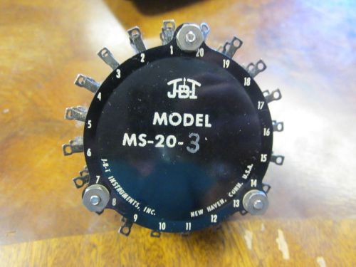 J-B-T Instrument and Tester Switch MS-20-3 JBT