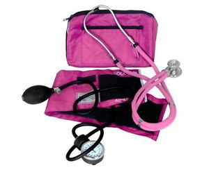 Blood Pressure Cuff With Stethoscope - Pink
