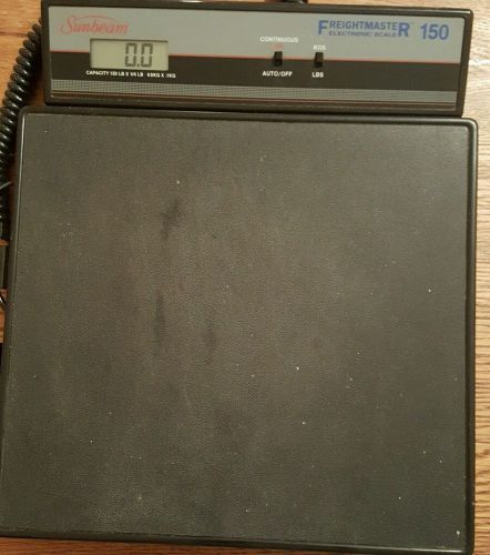 0 TO 150 LBS. Electronic Weigh Scale. Sunbeam FreightMaster 150!
