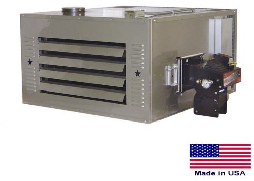 Waste oil heater commercial - 150,000 btu - incl tr chimney kit &amp; 80 gal tank for sale