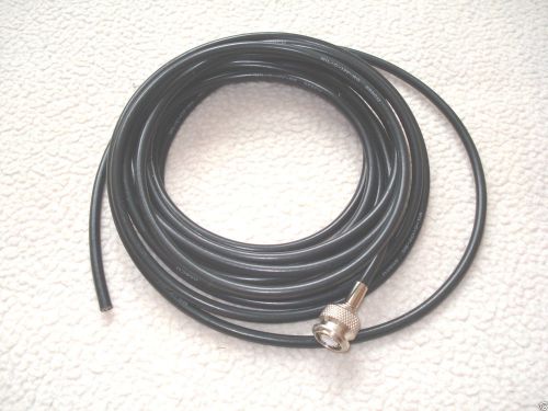 MIL-C-17F RG058 CABLE 4.80m length  1 BNC Male connector