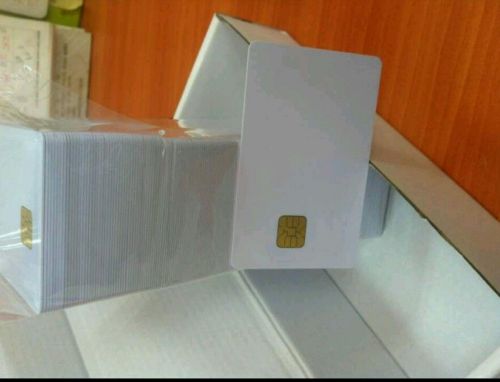 1000 X Blank PVC Card w/ SLE4428 Chip