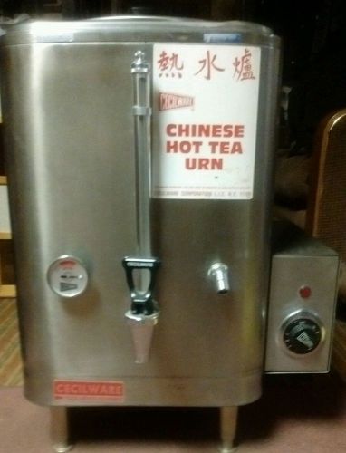 Reduced chinese hot tea urn/water boiler cecilware model me10en new $1,125 for sale