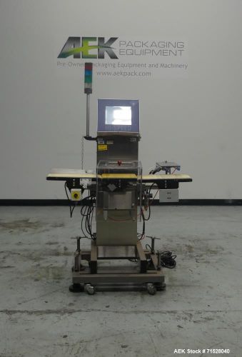 Used- garvens model rx2 belt checkweigher. capable of speeds up to 400 ppm. has for sale
