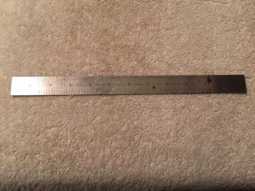 Vintage Millers Falls No 4 Tempered 12&#034; Steel Ruler Machinist Tool Free Shipping