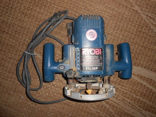 1 3/4HP 9 AMP RYOBI RE175 VARIABLE SPEED PLUNGE ROUTER L@@K!