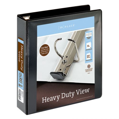 Office Depot® Brand Heavy-Duty D-Ring View Binder, 2&#034; Rings, Black