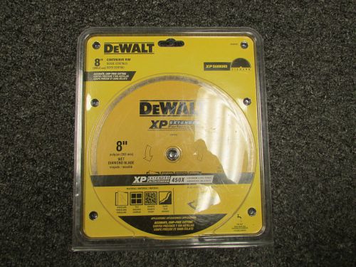 Dewalt 8&#034; continuous rim xp extended performance diamond blade wet dw4767 for sale