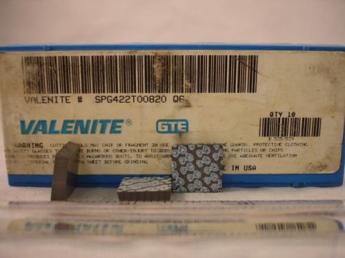 SPG 422T00820 Q6 VALENITE Ceramic Milling Inserts (10pcs) New&amp;Original