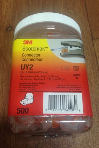 3m scotchlok uy2 connectors 500 pc used for sale