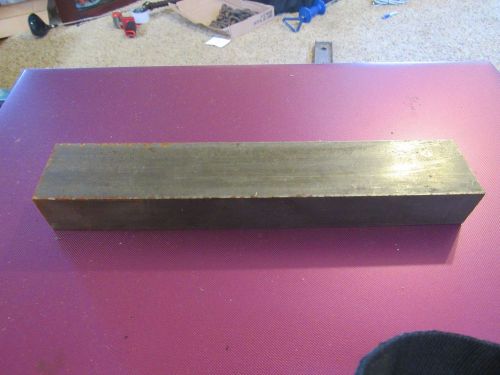 Metal Block 8 3/8&#034; x 1 1/2&#034; x 1&#034; says CRS on side Very heavy