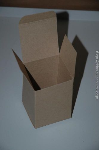 250 3 x 3 x 4 Kraft Cardboard Boxes S21 N3334 - NOS