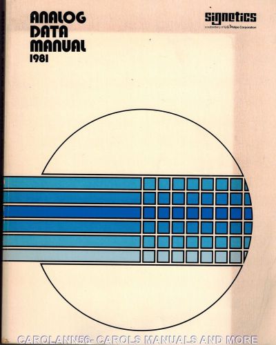 SIGNETICS Data Book 1981 Analog Data Manual