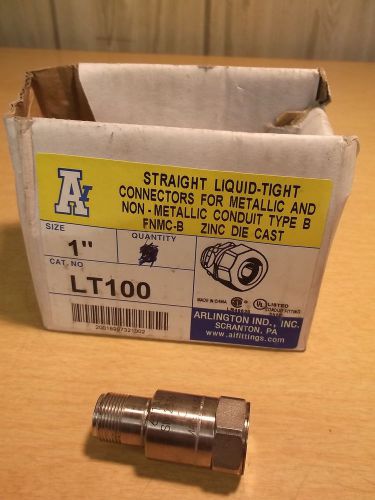 NEW Straight Liquid Tight Connectors for Conduit Type B FNMC-B 1&#034; LT100