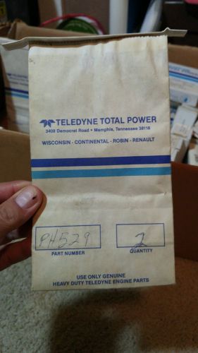 Teledyne total power part number pH 529 lot of 2 seals nos new