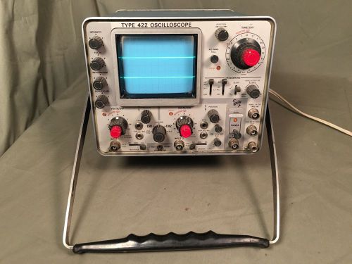 TEKTRONIX 422 DUAL CHANNEL OSCILLOSCOPE WORKS