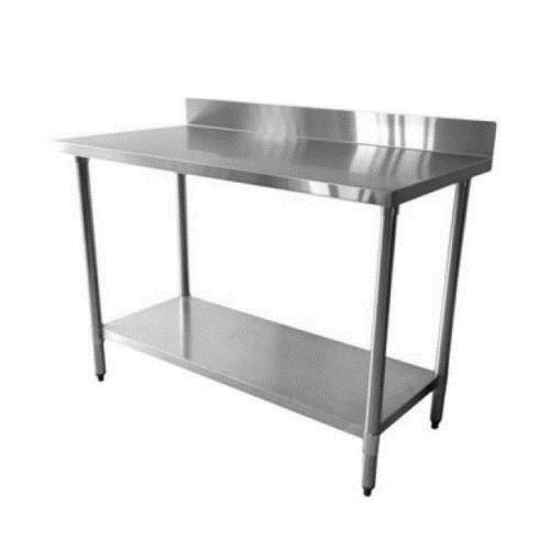 WORKTABLE STAINLESS STEEL WITH BACKSPLASH FOOD PREP  TABLE (24  TSLWT42448F4