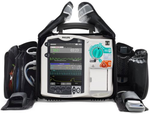 Philips HeartStart MRx Monitor Defibrillator M3536A 3 Lead ECG