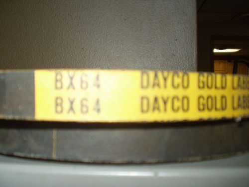 NEW DAYCO Gold Medal Cog  V-BELT  BX64